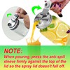 Mason Jar Pour Spout Lid Stainless Steel with Handle, Wide