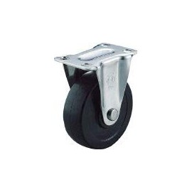 Uei Caster: S Series SR Type Fixed Caster Rubber Car Wheel Diameter 3.9 inches (100 mm) Manufacturer Model: SR-100RH