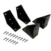 Igarden Lattice Fixing Hardware with Screws, Set of 4, Pole