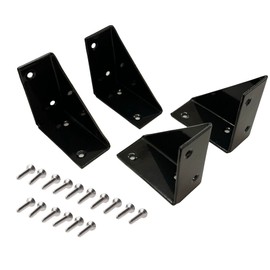 Igarden Lattice Fixing Hardware with Screws, Set of 4, Pole Fixing, Post Fixing, Fence Fixing, Lattice Fixing, Post Fixing, Louver Fixing, Posts, Poles