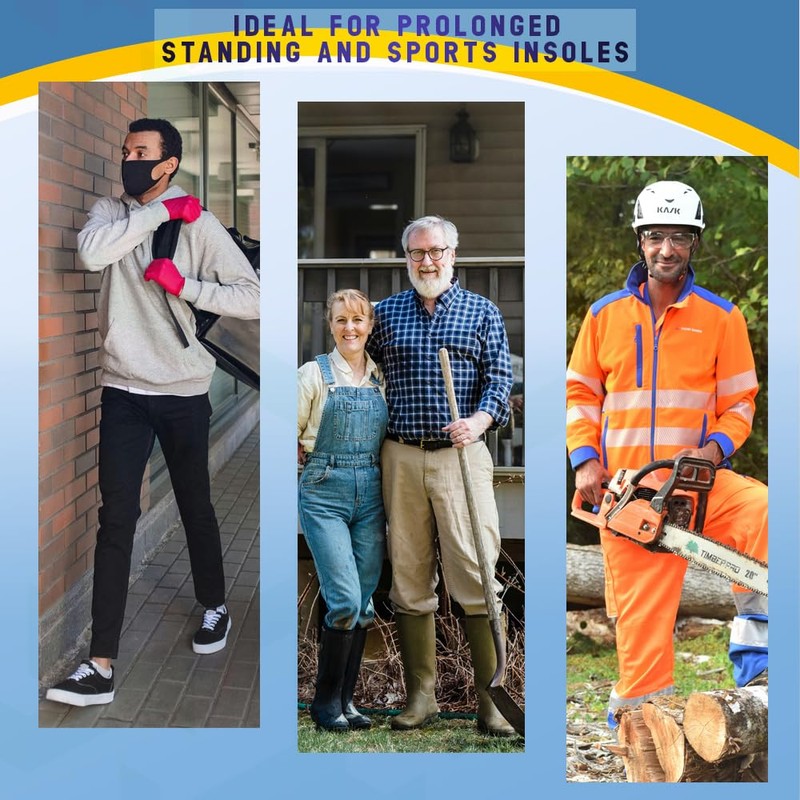 VALSOLE Men's and Women's Orthotic Insoles