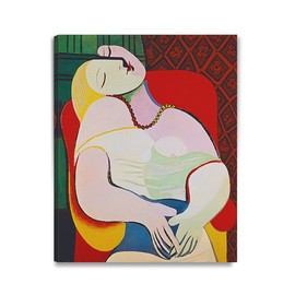 DECORARTS - The Dream by Pablo Picasso, Giclee Print on Acid-Free Cotton Canvas, Modern Cubist Wall Art for Home Decor, 32" x 40", Made in USA