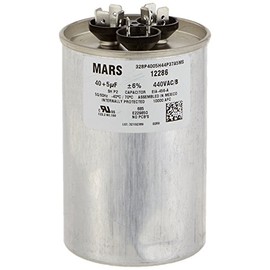 MARS - Motors & Armatures 12286 40 + 5 uF MFD x 440 VAC Genteq Replacement Dual Capacitor