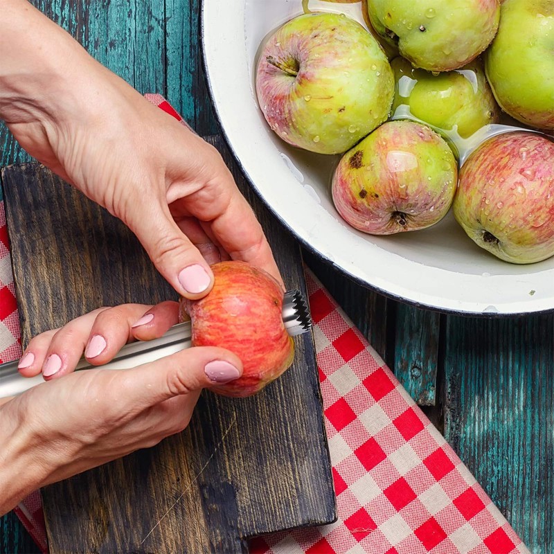 Apple Corer with Stainless Steel Blade, Practical Core Cutter with
