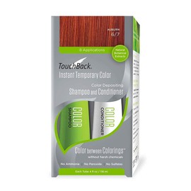 Juego de champú y acondicionador TouchBack Color, Caoba