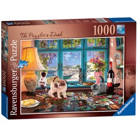 Ravensburger The Puzzler’s Desk 1000 Piece Jigsaw Puzzle for Adults & Kids Age 12 Years Up