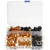 ANCLLO 177pcs Motorcycle Fairing Bumpers Panel Bolts Kit Body Fastener