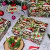 Vnaaem Woodland Animal Christmas Wrapping Paper for Boys Kids -