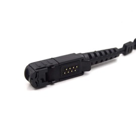 (10-Pack) XPR3300e Earpiece Mic for Motorola XPR3000 XPR3300 XPR3500 XPR3500e XIR P6600 XIR P6620 DP2400 DP2600 Two-Way Radio Walkie Talkie