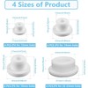 24 Pcs Bathtub Jet Covers White Silicone Hole Bathtub Plug