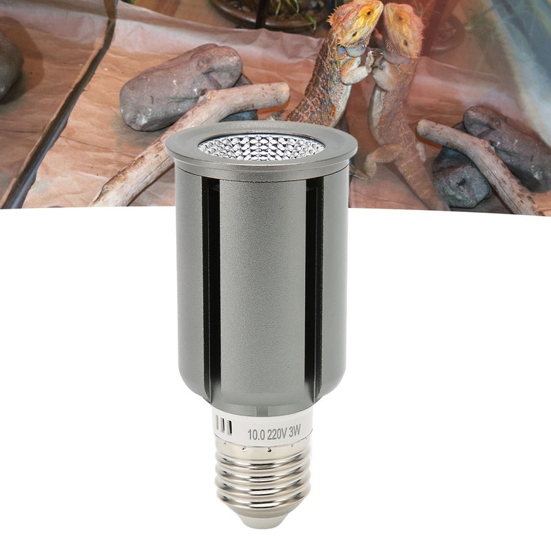 Reptile Heat Lamp Bulb UVA UVB LED 3 in 1