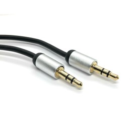 Ome Audio 3.5mm to 3.5mm (male-to-male) Gold Plated Stereo Audio Cable For Laptops, Tablets, Phones, Car Stereos, Music Players. (2m)