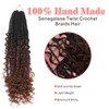 Senegalese Twist Crochet Hair - 8 Packs Boho Island Twist