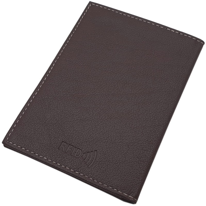 myledershop Buffalo Leather ID Card Holder / Credit Card Wallet