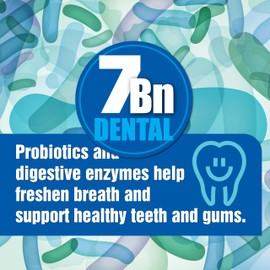 Probiotiv Oral Probiotics for Mouth Bad Breath 7 Billion CFU - Chewable Dental Probiotics for Teeth & Gums, Fresh Breath Freshener, Supports Oral Microbiome & Healthy Mouth