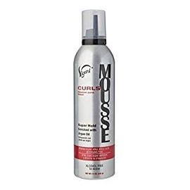 Vigorol Mousse Curl Super Hold With Argan Oil 12oz Alcohol Free by Vigorol