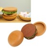 Hamburger Coaster Set Heat Insulation Cute Exquisite Wood Drink Coasters