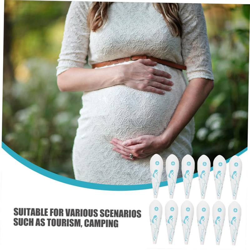 SUPVOX Lightweight Female Stand-up Urinal 12pcs Disposable Urination Funnel for