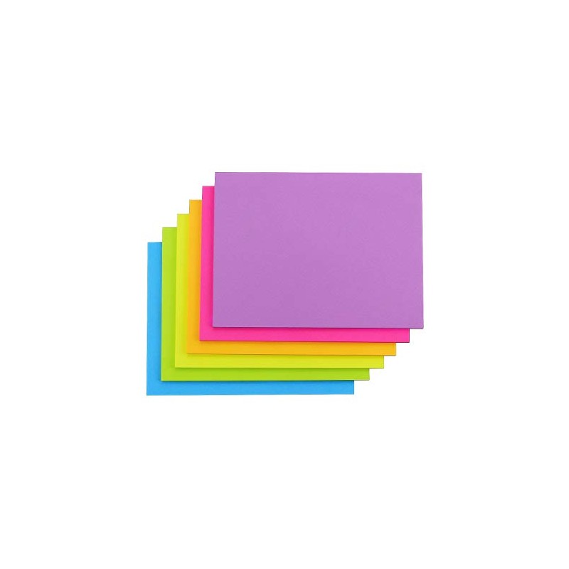 Early Buy Sticky Notes 8x6 in Self-Stick Notes 6 Bright