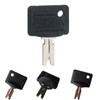 GAOHOU Pack of 6 Forklift Ignition Keys Crown Ignition Key