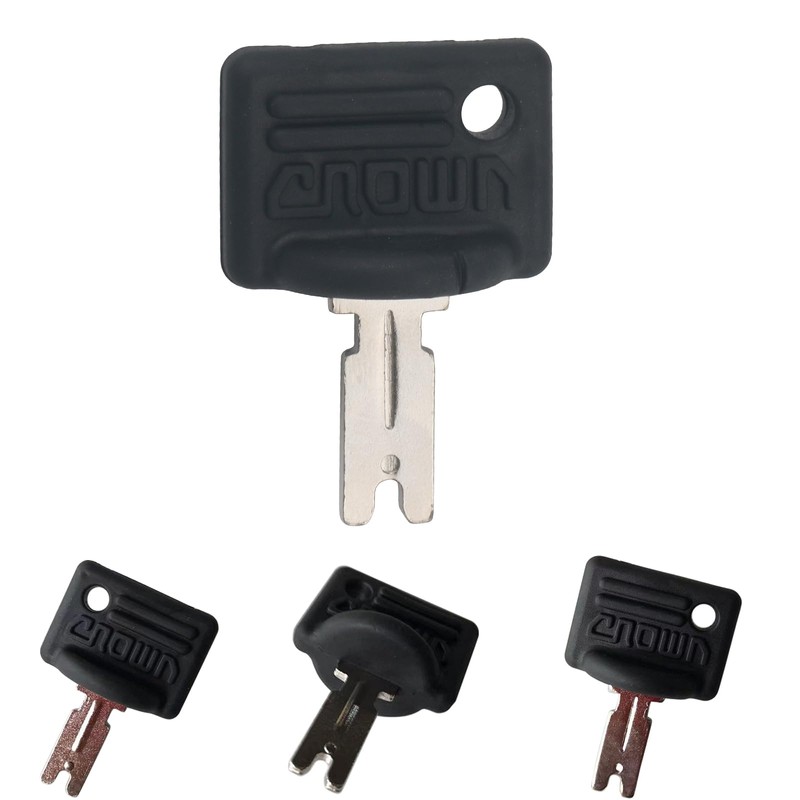 GAOHOU Pack of 6 Forklift Ignition Keys Crown Ignition Key