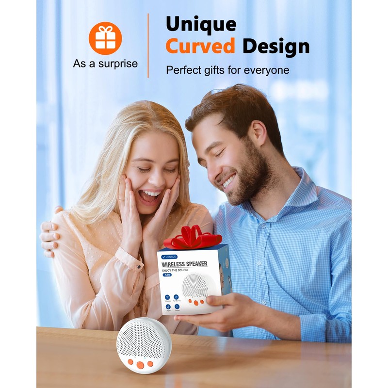 Kunodi Shower Speaker, Bluetooth Waterproof Speaker Wireless, Portable Speaker with