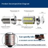 CHUSYYRAY 2 led headlight Bulbs For G WD C WD45