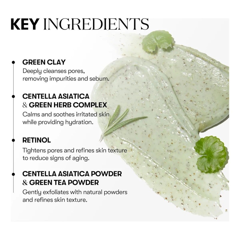 Mascarilla Limpiadora Cica De Vt Cosmetics, Limpiador Facial