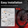 E-Bike Rear Light LED with Brake Light, Electric Bicycle Rear