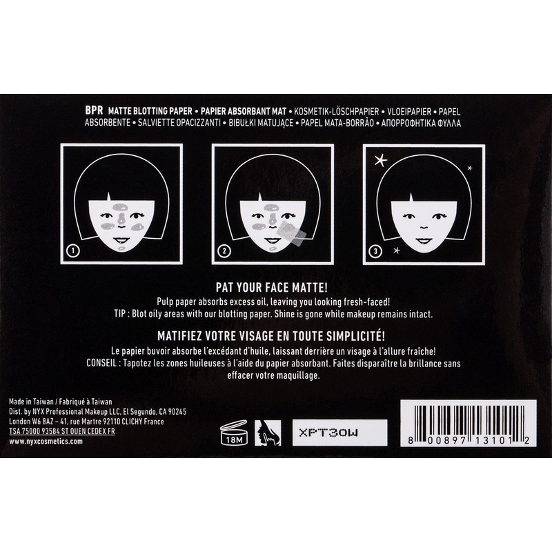 NYX PROFESSIONAL MAKEUP Matte Blotting Paper