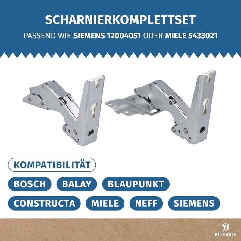 easyPART Compatible / Replacement for Siemens 10090990 Door Hinge Set