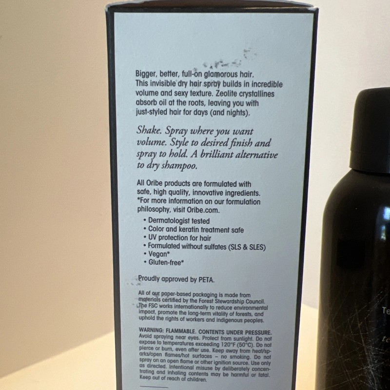 Oribe New in Box ORIBE Dry Texturizing Spray 300ml