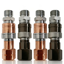 Oxy Acetylene Torch Hose Quick Connects B-Size 9/16"-18 4PCS