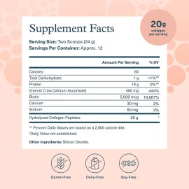 Nutrawise Youtheory Collagen Powder with Biotin & Vitamin C, 10oz, Unflavored