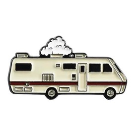 Breaking Bad TV Show The Krystal Ship RV Recreation Vehicle Car Van Better Call Saul 1.5" Enamel Pin Badge, 1.5 Inches, Enamel, enamel