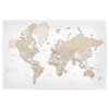 artboxONE Poster 30 x 20 cm Travel Detailed World Map