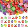 BAIYIYI 100PCS 3D Nail Charms Fruit Resin Nail Art Charms