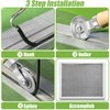 King&Charles Screen Repair Kit/Tool, Screen Roller Tool, Steel Roller with