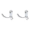 Lock Gancho Perchero D Pared Doble Niquel Satinado 13pe Lock