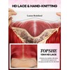 topshe Red Lace Front Wigs for Women,13x4 HD Lace Long