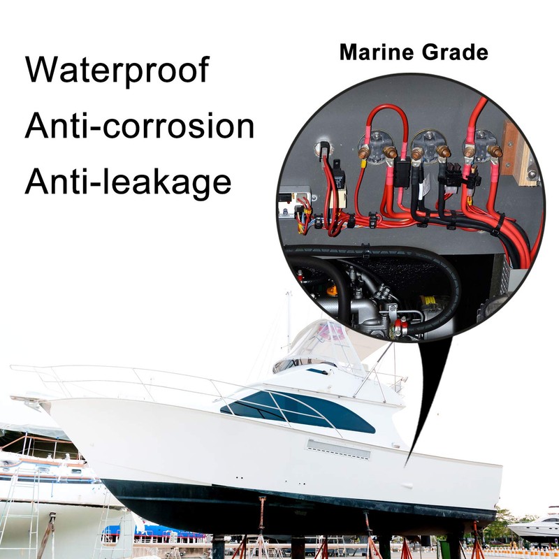 XHF 1.5 inch 3:1 Waterproof Clear Heat Shrink Tubing Marine