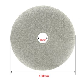 uxcell 100mm 4-inch Grit 800 Diamond Coated Flat Lap Disk Wheel Grinding Sanding Disc