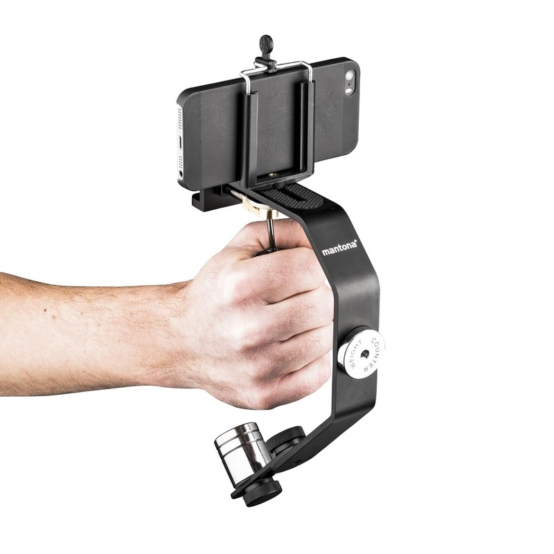 Mantona Steadycam with 1/4 Inch for CSC Camera, GoPro, Action