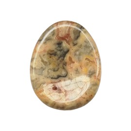 Sunshcat Natural Yellow Crazy Lace Agate Water Drop Chakra Thumb Worry Crystals and Healing Stones,Stress Relax Reiki Crystal Pocket Palm Stones