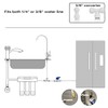 Frizzlife IMC-1 Ice Maker Fridge Water Line Installation Kit Fits
