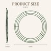 12 Pack 12 Inch Metal Wire Wreath Frames for Christmas