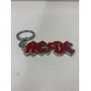 New AC/DC ACDC Metal Silver And Red Color KEY CHAIN