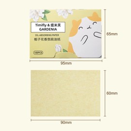 Face Blotting Paper Pack of 400 - Men Women Oily Skin Care Oil Control Paper for - Natural Blotting Paper Face, Blotting Paper for Ironing (Yellow)