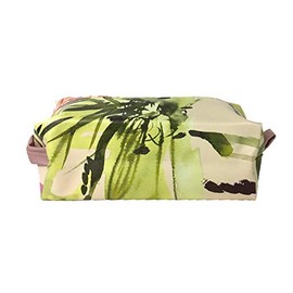 TOOT Paradise Floral Watercolor Vegan Leather Carryall Travel Pouch, Multi