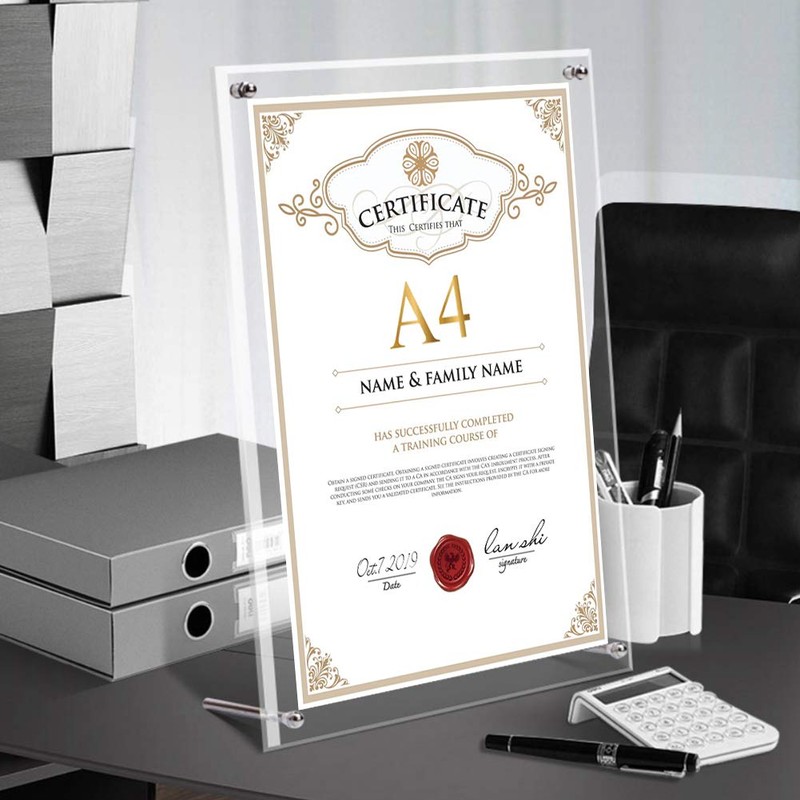 Acrylic Frame A4 Picture Frame Picture Frame Painting Poster Appreciation